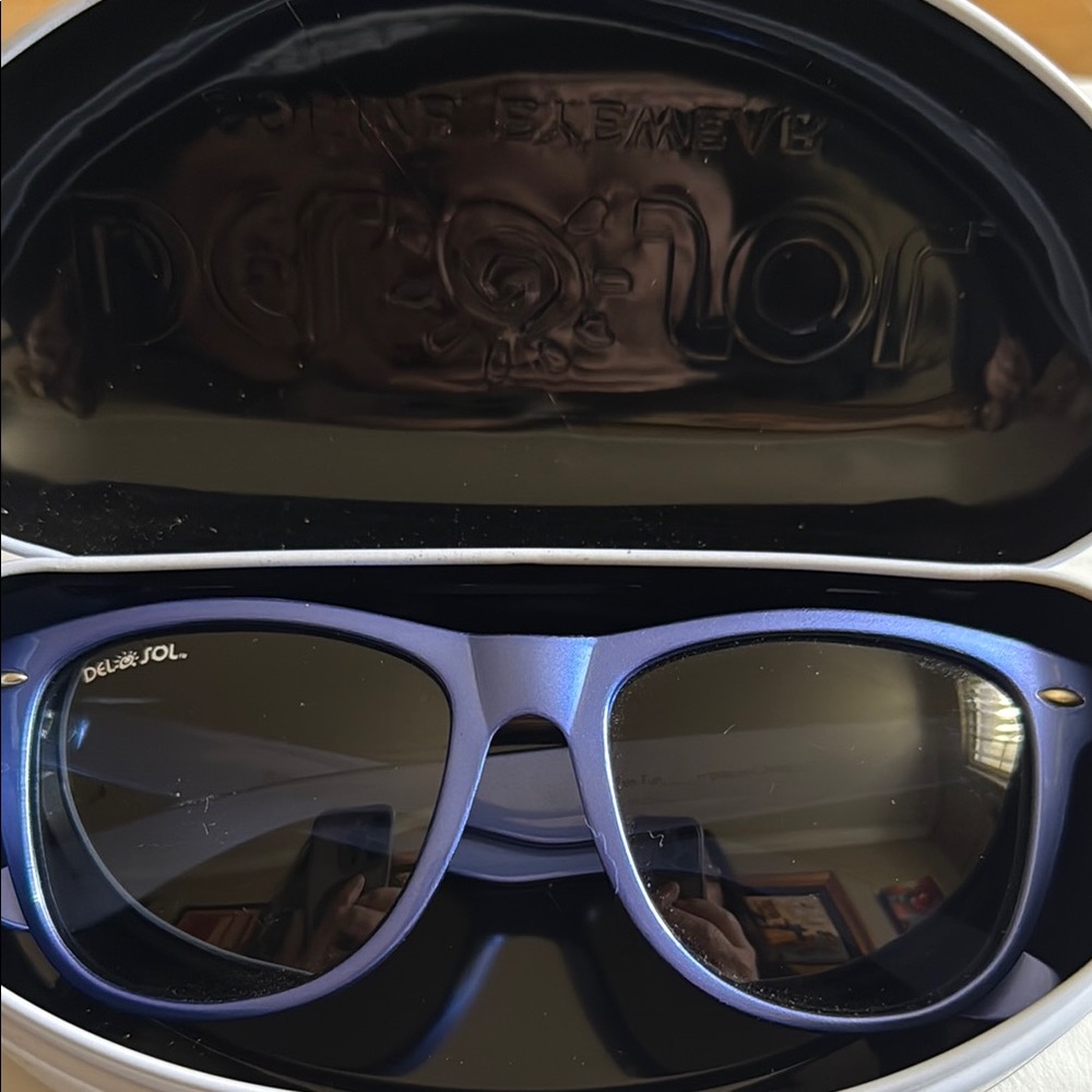 Del Sol Solize Blue Eyewear Sunglasses